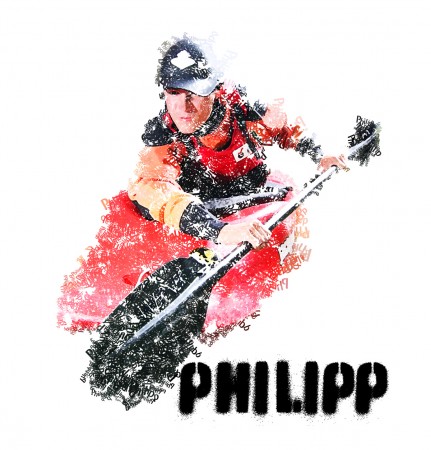 Kajak Fotoshooting: Philipp (geschossen und geshoppt vom Bonsay)