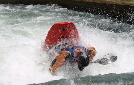 Loop bei der DM Kanu Freestyle Augsburg 2009 Loop bei der DM Kanu Freestyle Augsburg 2009