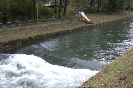 Kanu Freestyle München: Bootsrutsche