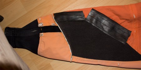 Trockenjacke: Das Ergebnis der Reparatur