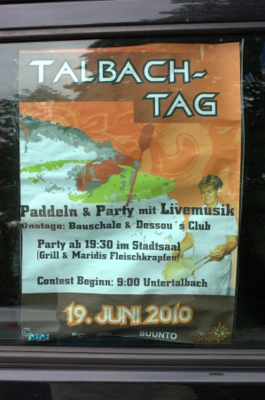 Das Plakat zum Talbachtag 2010 Das Plakat zum Talbachtag 2010